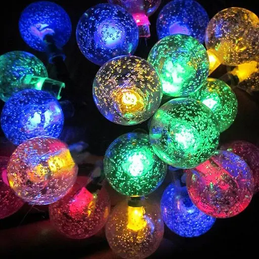 Гірлянда електрична "Кульки об'ємні" RJ-16 LED 20 лампочок, мультиколір 3,5 м - фото 3