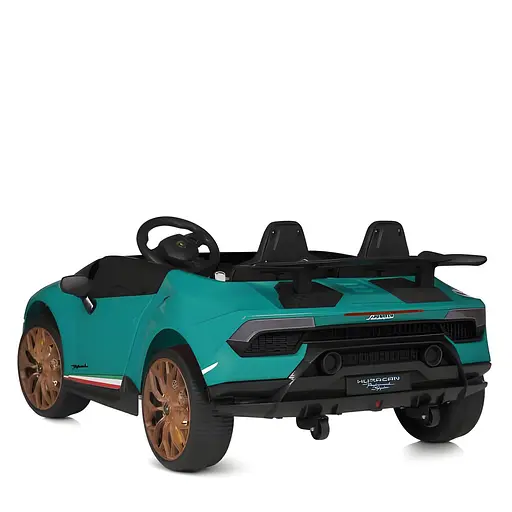 Електромобіль дитячий Bambi Lamborghini M 5020EBLR-5 24V на пульті керування та сигналом на кермі - фото 2