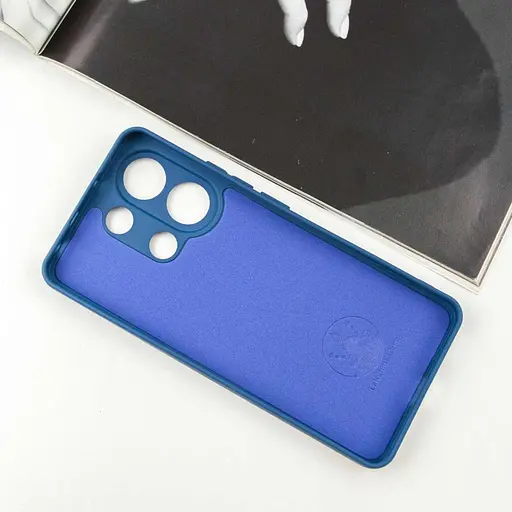 Чохол Silicone Cover Lakshmi Full Camera (AA) для Xiaomi Redmi Note 13 5G Синій / Navy Blue - фото 3