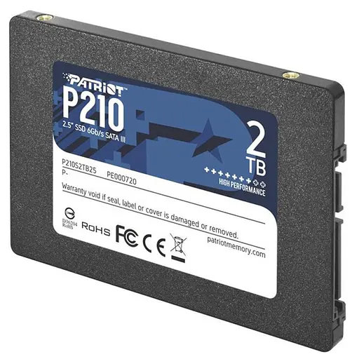 Накопитель Patriot SSD P210 2 ТБ 2,5` 7 мм SATAIII 3D QLC - фото 3