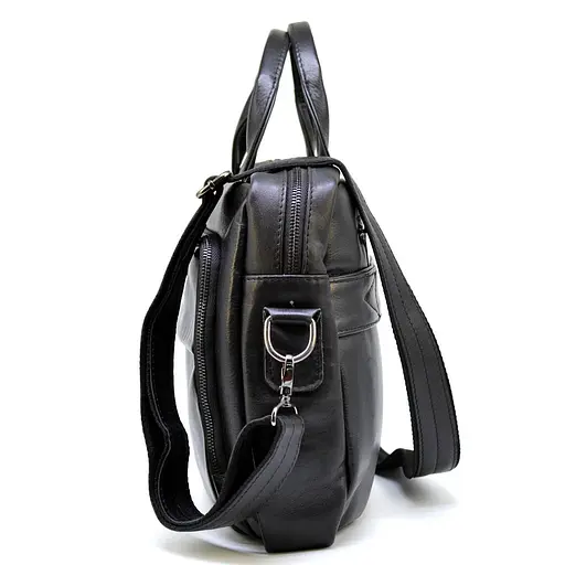 Чоловіча шкіряна сумка TARWA 43х30.5х7 см sum0026106 - фото 5