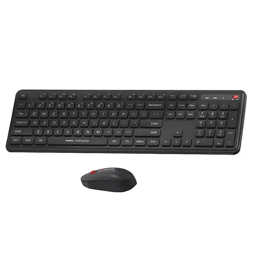 Бездротова клавіатура та миша Xiaomi MiiiW POP Combo Gen 3 Black (MW24PB03) 