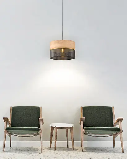 Підвісний світильник, люстра TK Lighting 4799 Nicol E27 1x15W IP20 чорний - фото 2