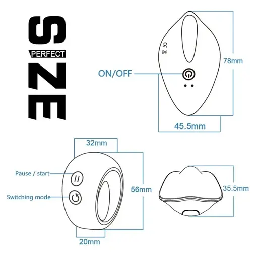 Вибратор для клитора I’MCUM Clit Control в трусики с пультом управления Черный (7970379617684) - фото 9