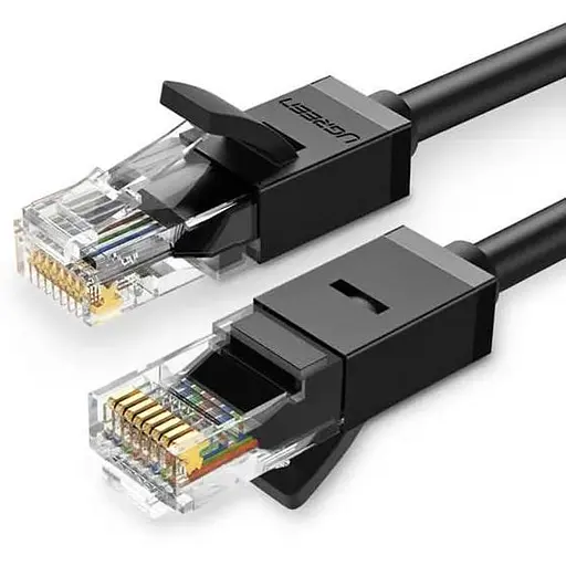 Кабель Ugreen NW102 Cat 6 UTP Lan Cable 1 м чорний (20159)