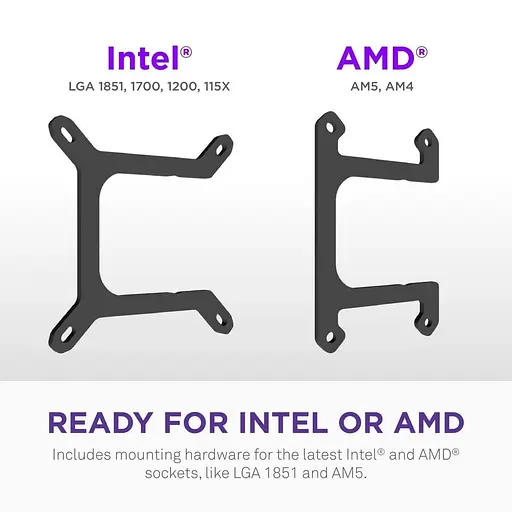 СВО NZXT Kraken Core 240 Black RGB (RL-KR24C-B1) - фото 10