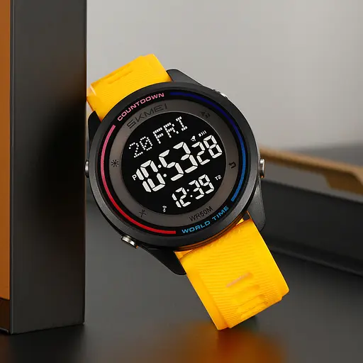 Наручний годинник чоловічий 2348YL Yellov Skmei acs0029986 - фото 5