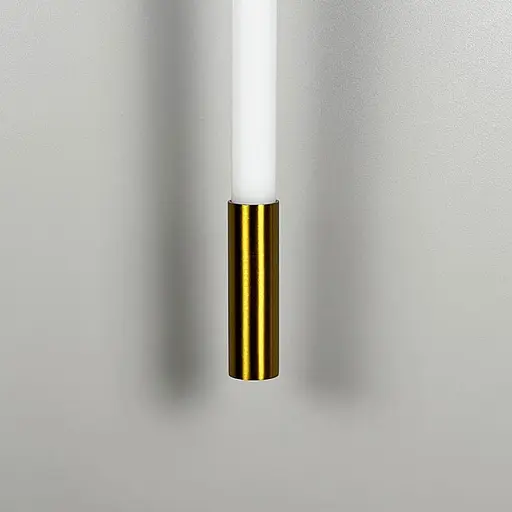 Лінійний настінний латунний світильник Line F Pipeline 100 см Арт. WB4/1000 AB - фото 6