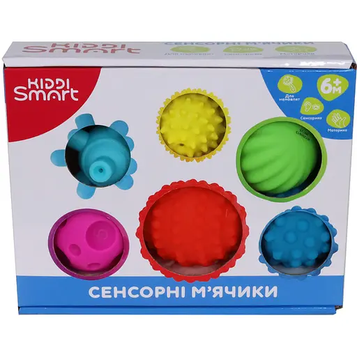 Ігровий набір Kiddi Smart Kiddi Smart Сенсорні м’ячики (4434-KS) - фото 3