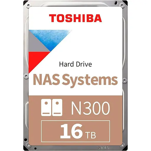Жесткий диск 3.5" Toshiba N300 16TB SATA 512MB (HDWG51GUZSVA) [141073] - фото 2