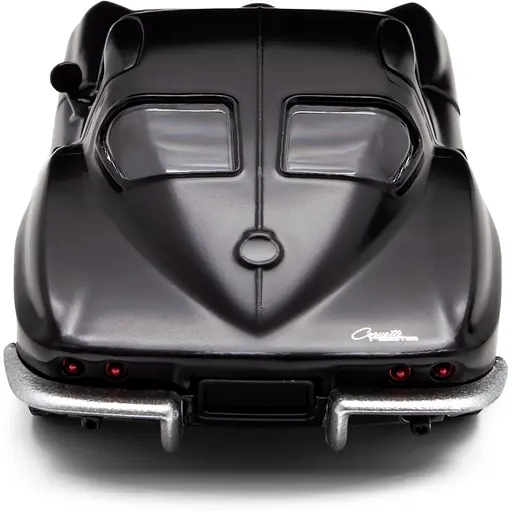 Автомодель TechnoDrive Chevrolet Corvette Split Window 1963 матовый черный (250411U) - фото 2