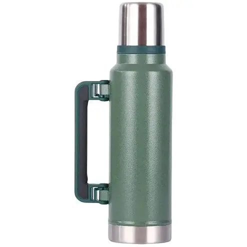 Термос OldBro з ручкою 304 Stainless steel ударостійкий зелений 1 л