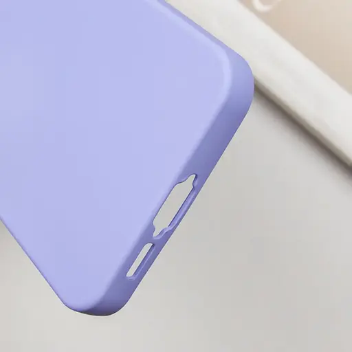 Чехол TPU GETMAN Liquid Silk Full Camera для Samsung Galaxy S23 Сиреневый / Dasheen - фото 6