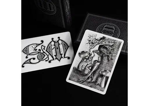 Карти гральні United States Playing Card Company Smoke & Mirrors 15th Anniversary Editon - Smoke (white box) (ВР_SMAES) - фото 6