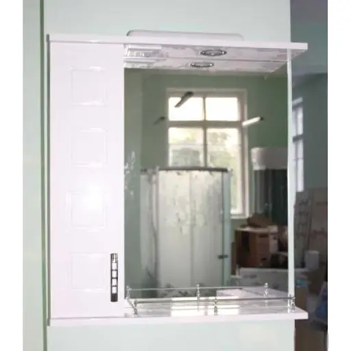 Зеркало со шкафчиком ПиК Корфу левое Z-1 60 см Белый 30412 - фото 3