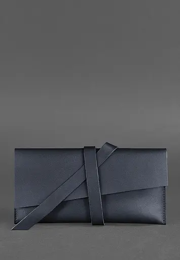 Кожаный тревел-кейс Voyager 1.2 темно-синий - фото 2