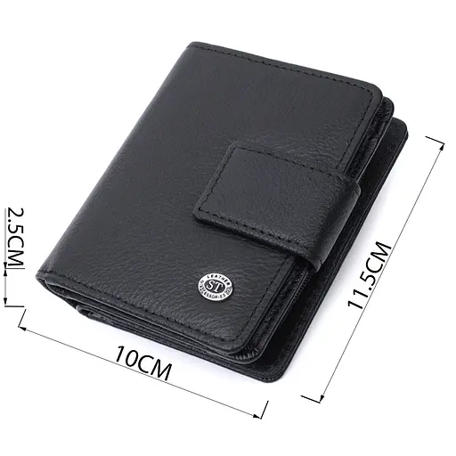 Жіночий шкіряний гаманець ST Leather 10х11.5х2.5 см acs0029427 - фото 3