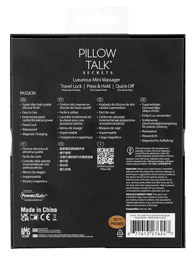 Вібратор для клітора Pillow Talk Secrets Passion 13.2 см фіолетовий - фото 8