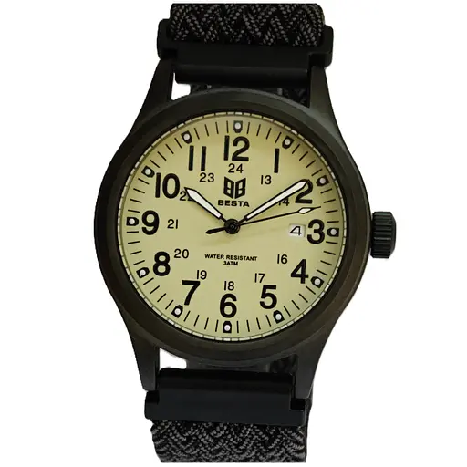 Часы Besta Command Green Nylon, 2 ремешка