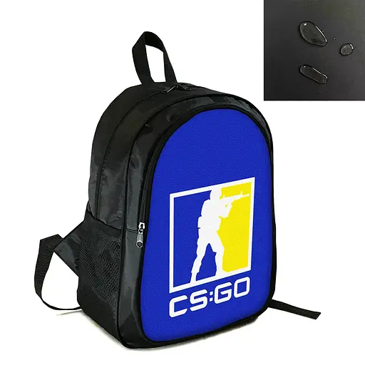 Рюкзак городской/школьный 38×28см с принтом CS:GO/Counter-Strike детский, подростковый, спортивный (4138)