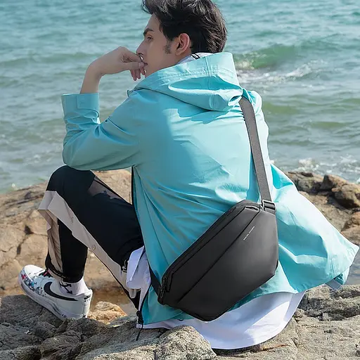 Сумка кроссбоди Mark Ryden Mike MR8368 водонепроницаемая, Черный - фото 4