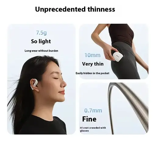 Бездротові навушники ACEFAST FA002 ACEFIT Air wireless earbuds Black - фото 5