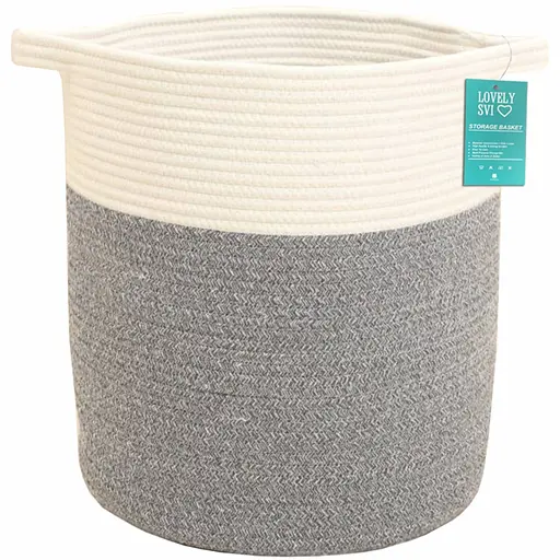 Корзина Органайзер Lovely Svi для хранения белья и игрушек 35×41 см Серый (9032024)