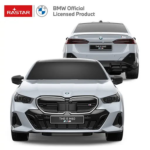 Машинка на радіоуправлінні BMW i5 1:24 сіра - фото 4