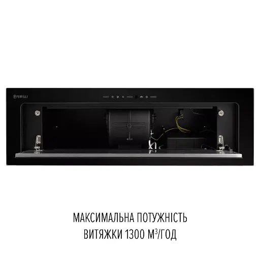 Вытяжка полновстраиваемая Perfelli Design Vision 9 Nero Silenzio - фото 11