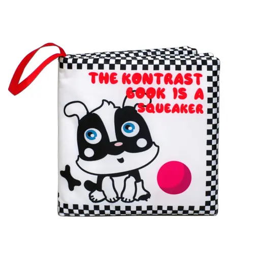 Велика м'яка книга-пищалка "Грайливе цуценя" Книжковий хмарочос 823483 англійською - фото 3