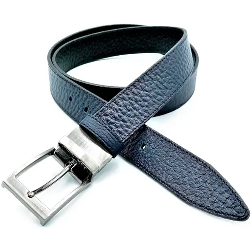 Ремінь шкіряний Le-Mon двосторонній чоловічий 115-125х3,5 см acs0023776 - фото 1