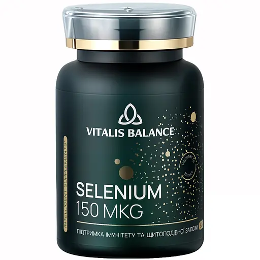 Дієтична добавка Vitalis Balance Selenium 150 мкг 60 таблеток (2370022) - фото 1