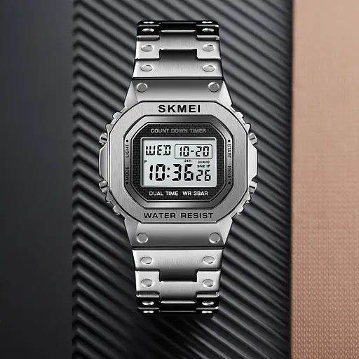 Наручний годинник Skmei 1456 Silver, 1456SI (17135) - фото 2