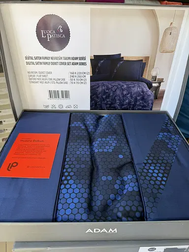 Постільна білизна Sauvage Blue Сатин Luoca Patisca pbe0050994 - фото 2