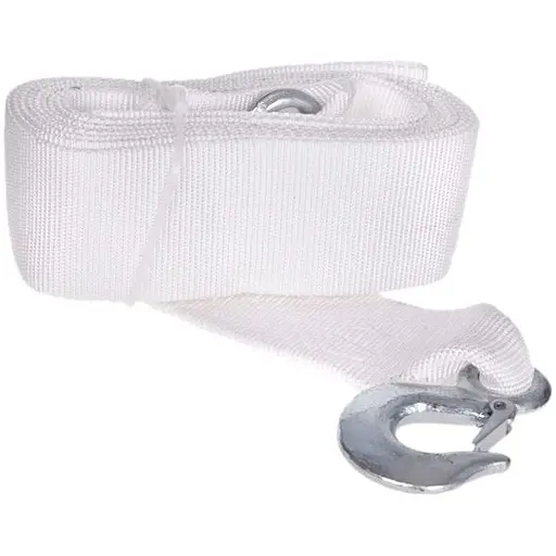 Трос буксирувальний Vitol ST1009 стрічка 8 тонн 75 мм х 5 м білий (ТР-109-8-1) - фото 3