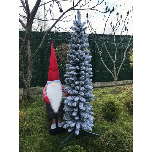 Ялинка Hvoya Альпійська вузька 180 см засніжена - фото 4