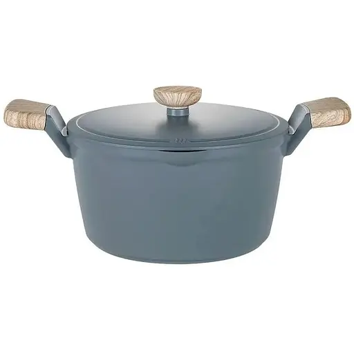 Каструля з кришкою Pepper Smart PR-2319-20 алюмінієва 2.7 л 20 см Сірий - фото 1