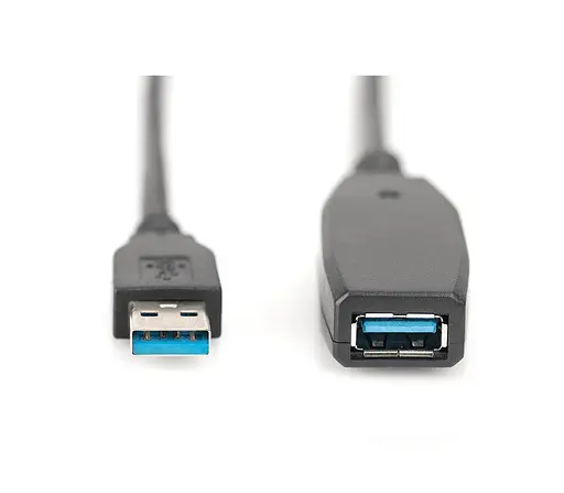 Активний подовжувач USB 3.0 AM/AF з чіпом Digitus DA73107 20 м - фото 2