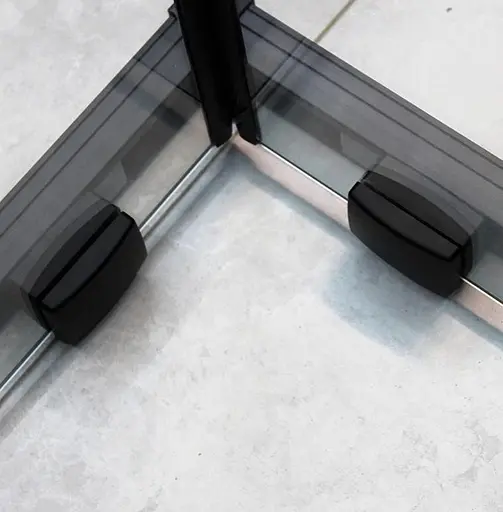 Душевая кабина Dusel DSL194B Black Matt 900x900x1900, Черный матовый, Универсальная, прозрачная, 90x90 - фото 8