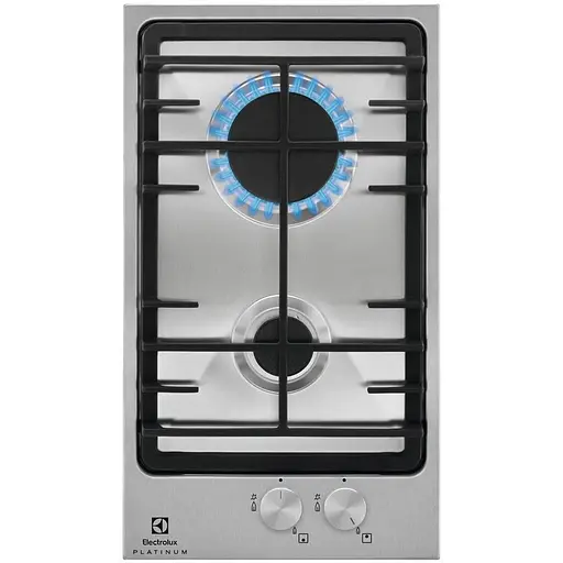 Варильна поверхня газова Electrolux 30 см чавун доміно нержавіюча сталь