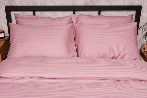 Комплект постільної білизни Moon&Star Satin Stripe Stripe Candy King Size 220x240 наволочки 2х70х70 - фото 2