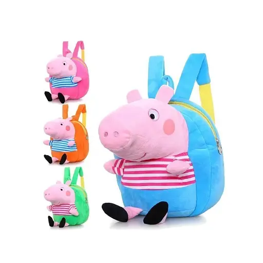 М’яка іграшка-рюкзак герої Свинка Пеппа (В асортименті) - фото 4