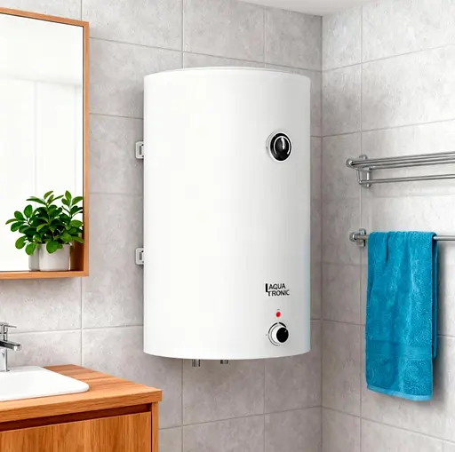 Водонагреватель электрический Aquatronic, 2 кВт, сухой ТЭН, 80 л универсальный, цилиндрический, белый (Round D804620 B4) - фото 11