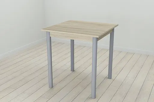 Кухонний стіл Ferrum-decor Агата 75x70x70 Сірий ДСП Сонома 16мм (FRD-106243)