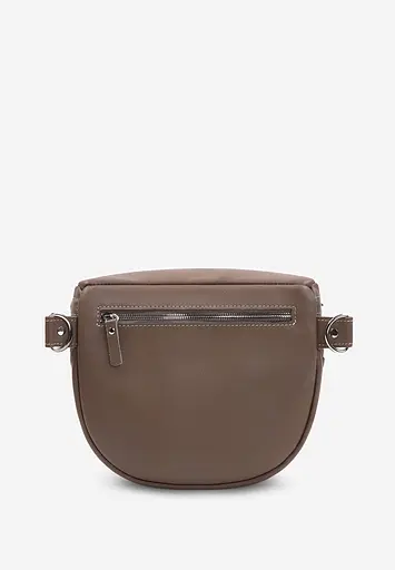 Шкіряна сумка поясна-кроссбоді Vacation темно-бежевий - фото 4