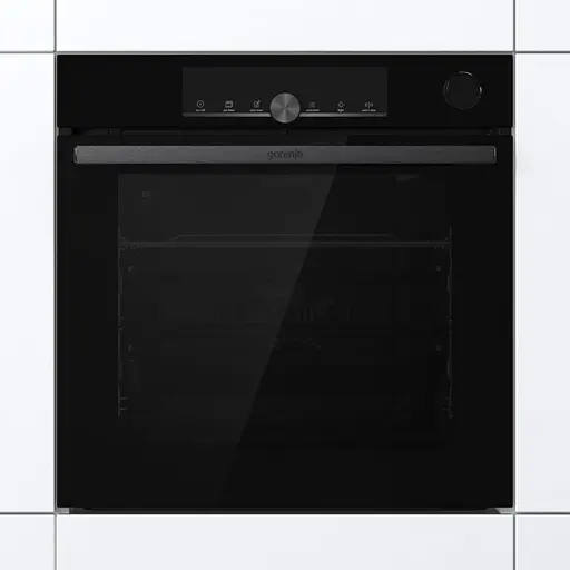 Духовой шкаф электрический Gorenje 77 л A+ пара дисплей 300°C Wi-Fi черный - фото 2