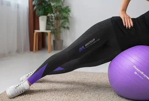 М'яч для фітнесу (фітбол) Power System PS-4012 Ø65 cm PRO Gymball Purple (PS-4012_65cm_Purple) - фото 6