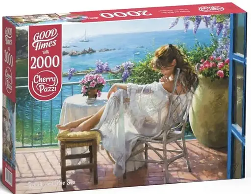 Пазли CherryPazzi Красуня та синє море, 2000 елементів, 70x100 см