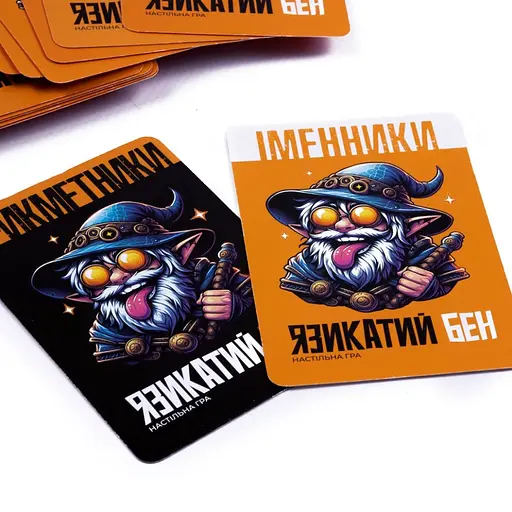 Карткова гра "Язикатий Бен" VT5903-04, 100 карток, пісочний годинник - фото 4