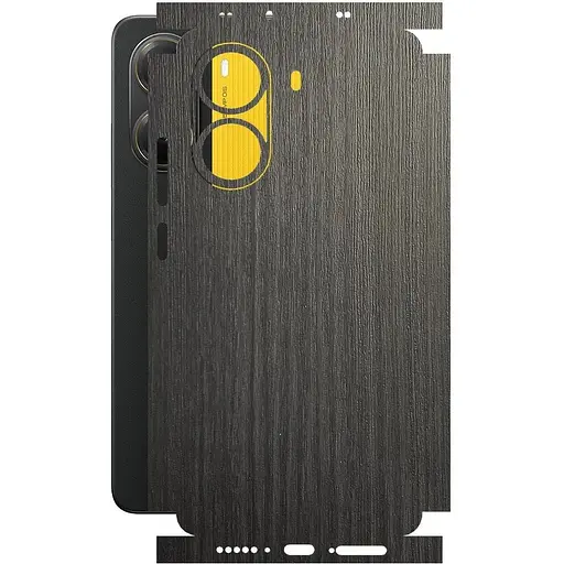 Захисна плівка StatusSKIN для Xiaomi Poco X7 Pro Корпус Вініл Дерево сріблясто-чорне